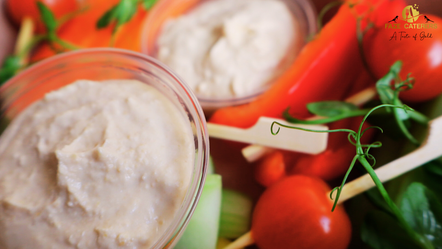 Vegetable Crudités With Houmous