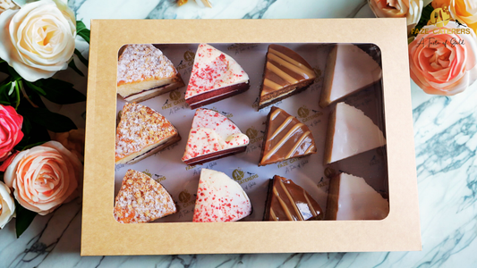 Assorted Cake Box (12 x Slices) **NUT FREE SELECTION**