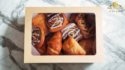 Danish Pastries (12 Pieces) **CONTAINS NUTS** (V)