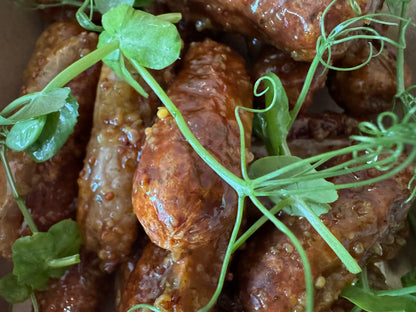 Cocktail Sausages, Honey & Grain Mustard