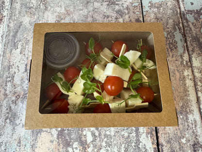 Cherry Tomato & Mozzarella With Balsamic Reduction