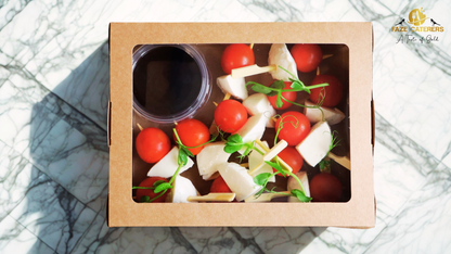 Cherry Tomato & Mozzarella With Balsamic Reduction