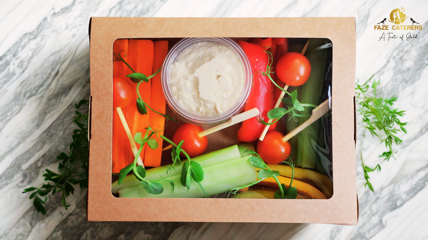 Vegetable Crudités With Houmous